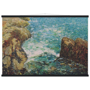 Childe Hassam  Surf and Rocks Museum-Quality Matte Paper Poster with Hanger