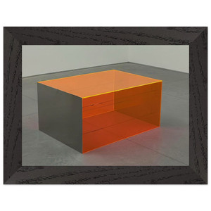 Donald Judd  Untitled  1965 N4 Premium Wooden Framed Art Print / Poster