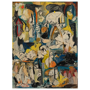 Helen Frankenthaler  Village 1951 Wood Print