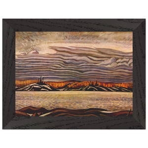 AY Jackson  Algoma in November  1935 Premium Wooden Framed Art Print / Poster