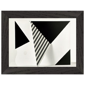 Omar Rayo  Untitled  2009 N1 Premium Wooden Framed Art Print / Poster