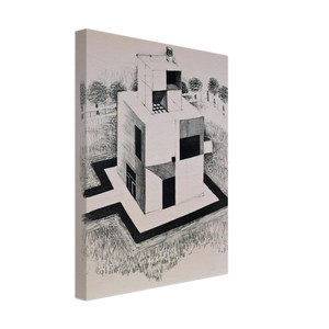 Johannes Itten  Haus Des Weissen Mannes  1924 Canvas