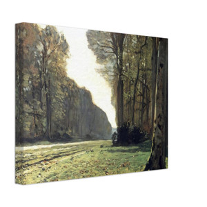 claude monet  The Pave de Chailly in the Forest Canvas