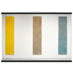 Robert Mangold  COLUMN PAINTINGS 2004 Museum-Quality Matte Poster Hanger