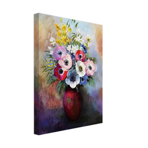 Odilon Redon  ANEMONES N2 Canvas