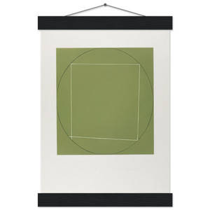 Mangold Untitled Aquatints 1973 Museum-Quality Matte Paper Poster with Hanger