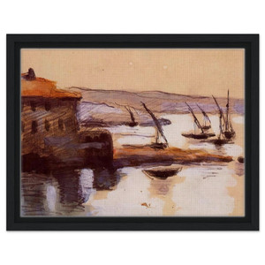 Paul Cezanne  Seascape N4 Framed Canvas