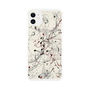 Jackson Pollock - NUMBER 4 GRAY AND RED 1948 Clear case