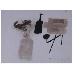 Julius Bissier  8758 Aluminum Print