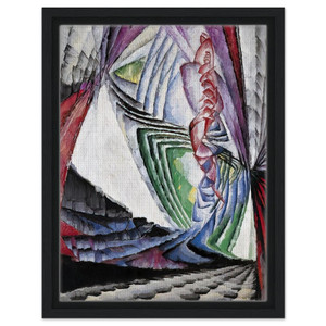 Frantisek Kupka  Positioning of Mobile Graphic Elements Framed Canvas