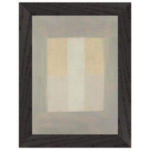 Agnes Martin  Desert Rain Premium Wooden Framed Art Print / Poster