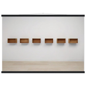 Donald Judd  Untitled  1975 N1 Museum-Quality Matte Paper Poster with Hanger