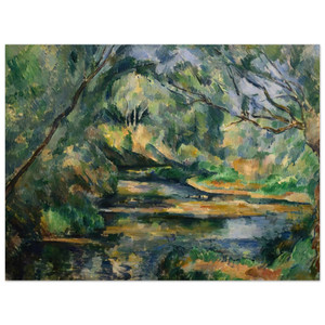 Paul Cezanne  The Brook Wood Print