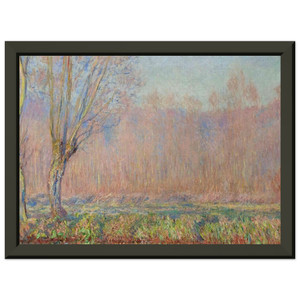 claude monet  The Willows Premium Metal Framed Art Print / Poster