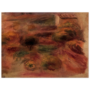 PierreAuguste Renoir  The Artist s Home Aluminum Print