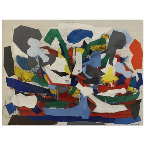 Robert Goodnough  Adventure II  1963 Wood Print