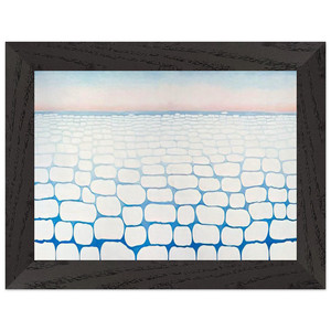 Georgia OKeeffe  Sky Above Clouds IV Premium Wooden Framed Art Print / Poster