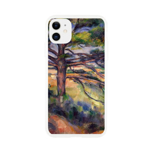 Paul Cezanne - Large Pine and Red Earth Clear case