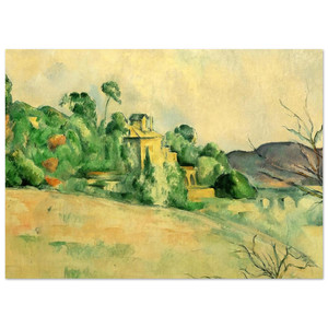 Paul Cezanne  Landscape at Midday Fine Art Poster / Art Print