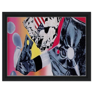 James Rosenquist  Flamingo Capsule Framed Canvas
