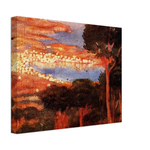 Salvador Dali  VIEW OF CADAQUC3A9S FROM MOUNT PANI Canvas