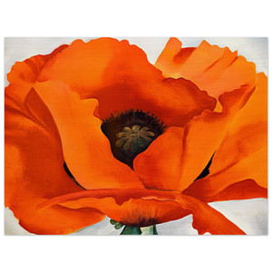 Georgia OKeeffe  Red Poppy Wood Print