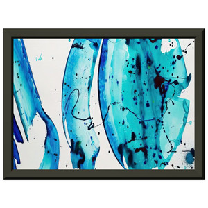 Cy Twombly  Untitled N4 Premium Metal Framed Art Print / Poster