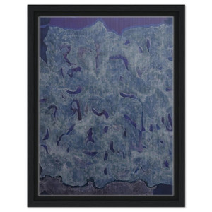 Theodoros Stamos  Infinity Field Jerusalem Series IV  1984 Framed Canvas