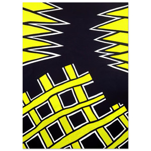 Nicholas Krushenick  Untitled  1962 N13 Fine Art Poster / Art Print