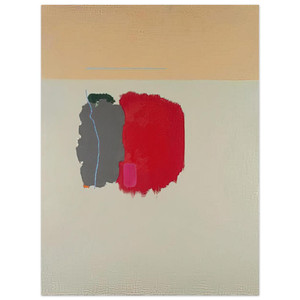 John Ferren  Red Spot  1954 Aluminum Print