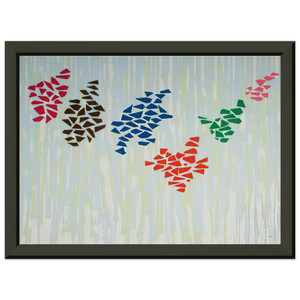 Robert Goodnough  Untitled  1976 N1 Premium Metal Framed Art Print / Poster