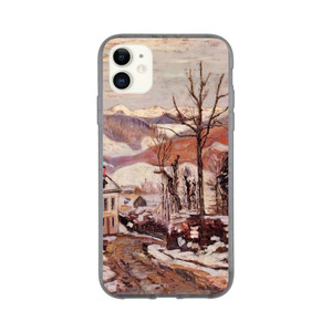 Armand Guillaumin - Winter in Saint-Sauves-dAuvergne - 1900 France Bio case