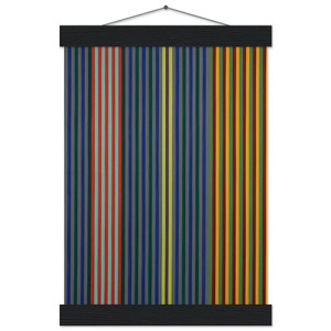 Gene Davis  Split Beat  1965 Museum-Quality Matte Paper Poster with Hanger