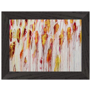 Cy Twombly  Lepanto Part VIII Premium Wooden Framed Art Print / Poster
