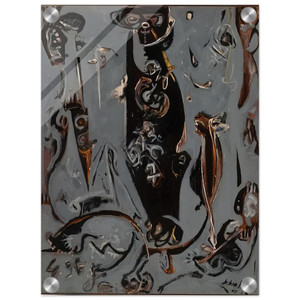 Jackson Pollock  TOTEM LESSON 2 1945 Acrylic Print