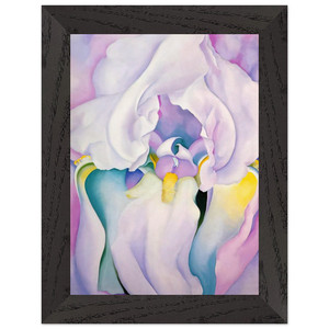 Georgia OKeeffe  Light of Iris Premium Wooden Framed Art Print / Poster