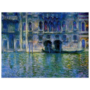claude monet  Palazzo da Mula at Venice Aluminum Print