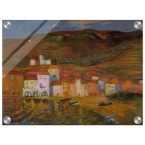 Salvador Dali  PORTDOGUE AND MOUNT PANI FROM AYUNTAMIENTO Acrylic Print