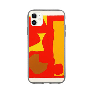 Patrick Heron - Six in Light Orange with Red in Yellow - 1970 Bio case