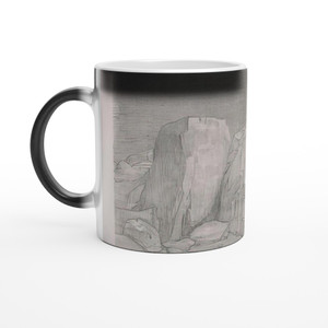 Odilon Redon Arid Knoll Covered Plain Plate 7 1896 Magic Ceramic Mug