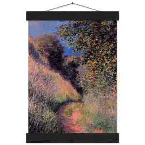claude monet  Path at Pourville Museum-Quality Matte Paper Poster with Hanger