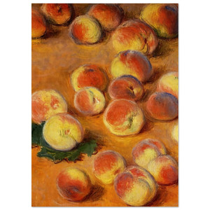 claude monet  Peaches N1 Fine Art Poster / Art Print