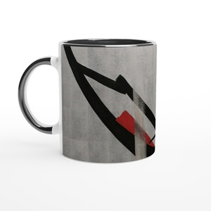 Toko Shinoda - Untitled - 1977 N4 Ceramic Mug with Color Inside