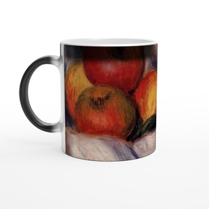 Pierre-Auguste Renoir - Still Life with Apples N1 Magic Ceramic Mug