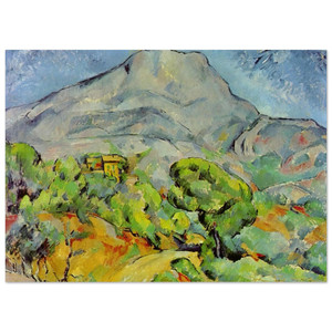 Paul Cezanne  Road near Mont SainteVictoire Fine Art Poster / Art Print
