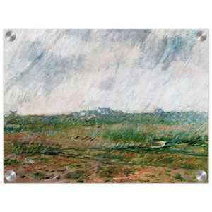 claude monet  Rain in BelleIle Acrylic Print