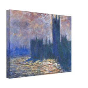 claude monet  Parliament Reflections on the Thames Canvas