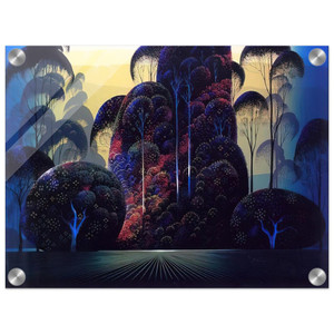 Eyvind Earle  Mendocino Acrylic Print