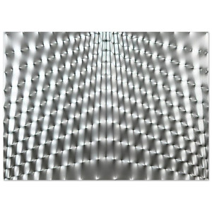 Enrico Castellani  Superficie Argento  1973 Fine Art Poster / Art Print