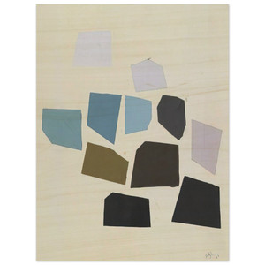 Robert Goodnough  Abstraction  PostPainterly Abstraction Wood Print